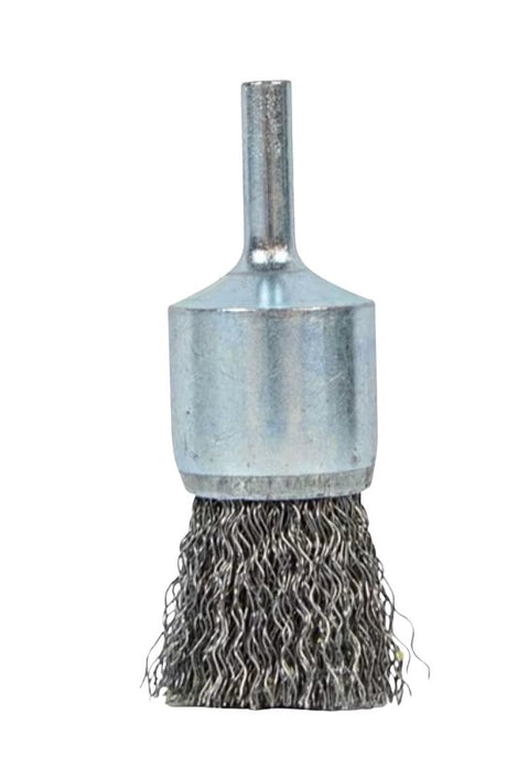 Forney 72737 Wire End Brush, 1 in Dia, 0.012 in Dia Bristle, Steel Bristle
