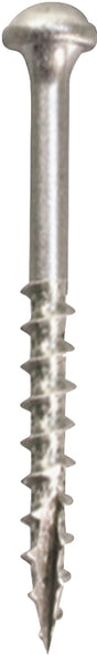 Kreg SML-C125 - 500 Pocket-Hole Screw, #8 Thread, 1-1/4 in L, Coarse Thread, Square Drive, Carbon Steel, 500/PK