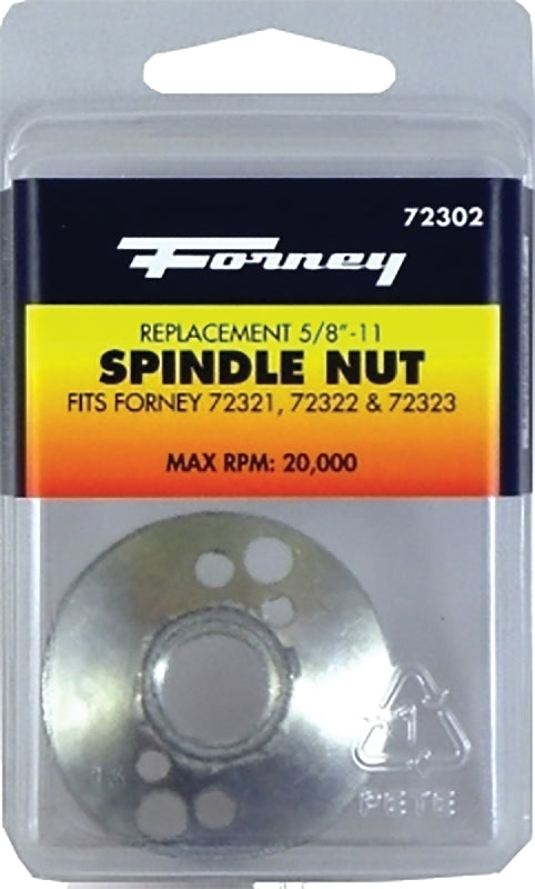 Forney 72302 Spindle Nut, For: 72321, 72322 and 72323 Backing Pads