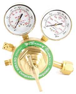 Forney 87100 Oxygen Regulator, 2-1/2 in Connection