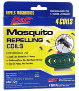 PIC C-4-36 Mosquito Repelling Coil, Includes: (4) Mosquito Coils and (2) Stands