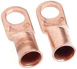Forney 60095 Series Cable Lug, For: #1 Cable, 3/8 in Stud, #1 Wire, Copper