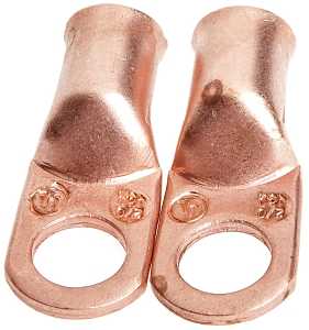 Forney 60099 Series Cable Lug, For: #2/0 Cable, 1/2 in Stud, #2/0 Wire, Copper