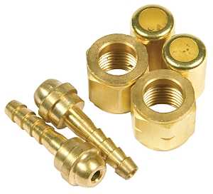 Forney 60326 Series Oxy-Acetylene Hose Repair Kit, For: 1/4 in Hose