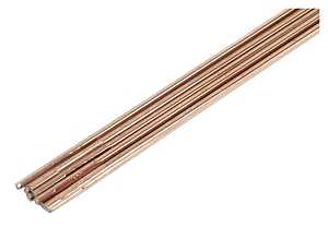Forney 42327 Welding Rod, 1/8 in Dia, 18 in L, Mild Steel
