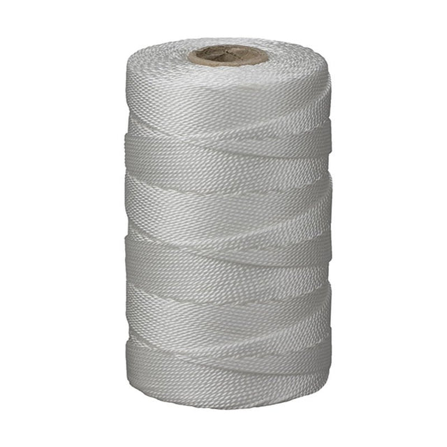 Ben-Mor 60127 Mason and Chalkline Twine, #18 Dia, 250 ft L, Nylon, White