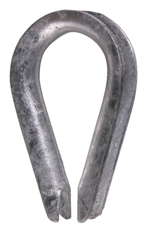 Ben-Mor 70224 Standard Thimble, 3/8 in Dia Cable, Galvanized, Pack of 12