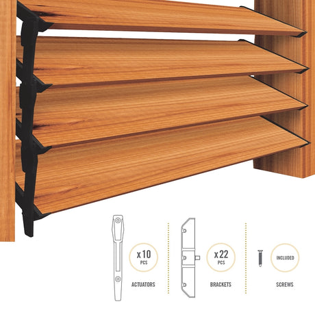 Nuvo Iron LSB48 Shutter and Blinds System, Polyoxymethylene