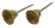 Forney 60232 2-Piece Cup Brush Set, 3/8 in Dia, 1/8 in Arbor/Shank