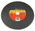 Forney 72355 Cut-Off Wheel, 14 in Dia, 5/32 in Thick, 20 mm Arbor, 24 Grit, Coarse, Aluminum Oxide Abrasive