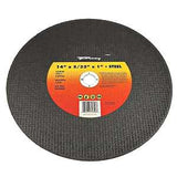 Forney 72356 Cut-Off Wheel, 14 in Dia, 5/32 in Thick, 1 in Arbor, Aluminum Oxide Abrasive