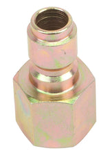 Forney 75137 Plug, 3/8 in Connection, Quick Connect Plug x FNPT, Steel