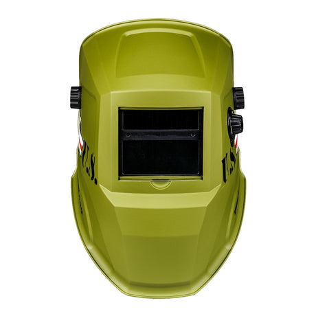 Forney Valor Series 55861 ADF Welding Helmet, Dual Crown Strap Headgear, UV/IR Lens, 3.62 x 1.65 in Viewing, Olive