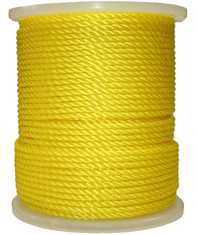 Ben-Mor 60213 Medium-Duty Rope, Twisted Rope Construction, 3/8 in Dia, 600 ft L, Polypropylene