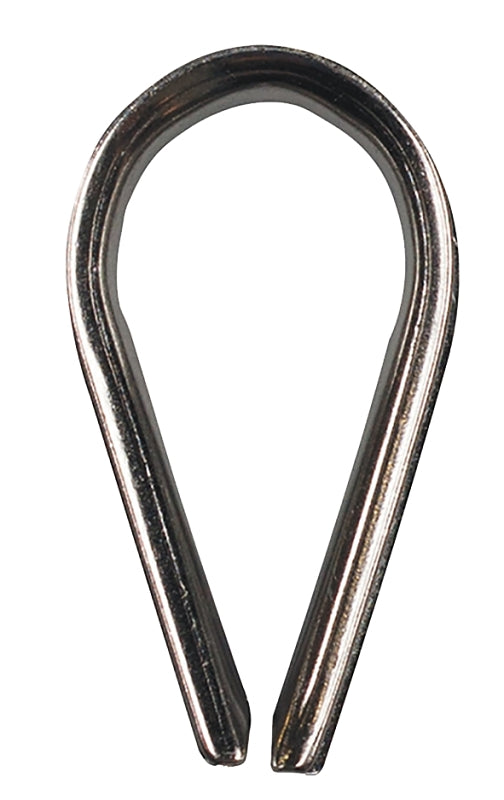 Ben-Mor 73240 Standard Thimble, 1/8 in Dimensions, Stainless Steel