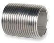 Midland Industries 48080B Close Pipe Nipple, 3/4 in, Stainless Steel, SCH 40 Schedule, 1-3/8 in L