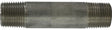 Midland Industries 48162BAG Pipe Nipple, 2 in, Stainless Steel, SCH 40 Schedule, 3 in L