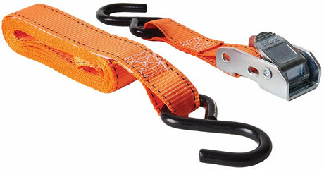 Keeper 45112 Tie-Down, 1 in W, 10 ft L, 300 lb, Compact S-Hook End Fitting