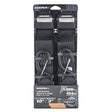 Keeper 47309 Tie-Down Cam Buckle Strap with S-Hooks, 2 in W, 10 ft L, 1000 lb Working Load, Black