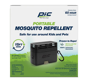 PIC PIC-GO Portable Mosquito Botanical Repellent, Cartridge Refill, 60 hr Refill