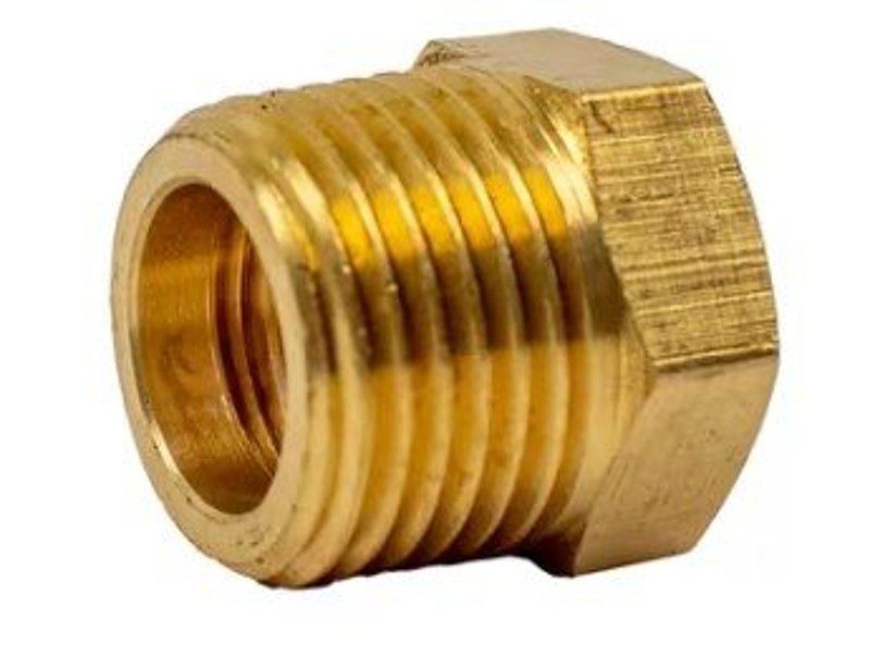 Forney 75110 Pressure Washer Reducer, 3/8 x 1/4 in Connection, MNPT x FNPT, Brass
