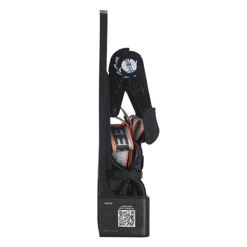 Keeper 43570 Ratchet Tie-Down, 1 in W, 12 ft L, 500 lb Working Load