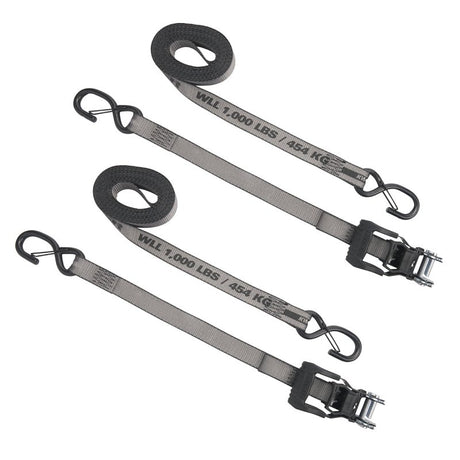 Keeper 43571 Ratchet Tie-Down, 1-1/4 in W, 16 ft L, 1000 lb Working Load