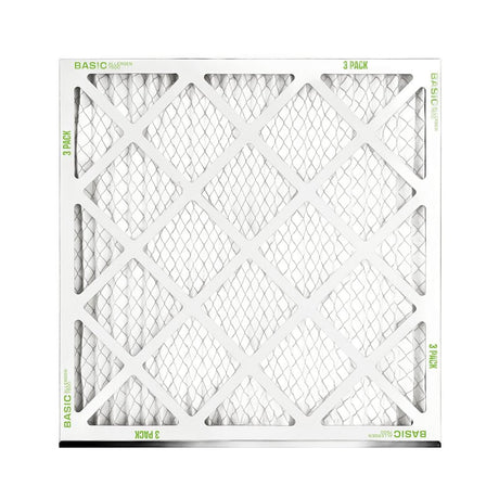 BestAir B1-2020-8-3VP4 Air Filter, 20 in L, 20 in W, 8 MERV, Pack of 4