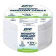 PIC MRC Mosquito Repellent Candle, Gray/White, Summer, 11 oz, Pack of 6