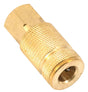 Forney 75318 Coupler, 1/4 in, FNPT, Brass