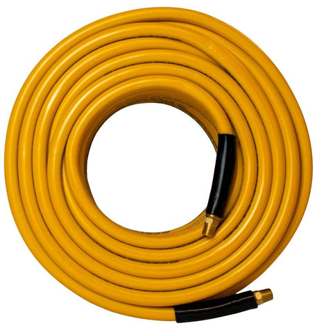 Forney 75415 Air Hose, 3/8 in ID, 100 ft L, MNPT, 300 psi Pressure, PVC, Yellow