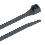 Gardner Bender 46-206UVB Cable Tie, 0.22 in Max Bundle Dia, Double-Lock Locking, 6/6 Nylon, Black, 6 in L, 100/PK