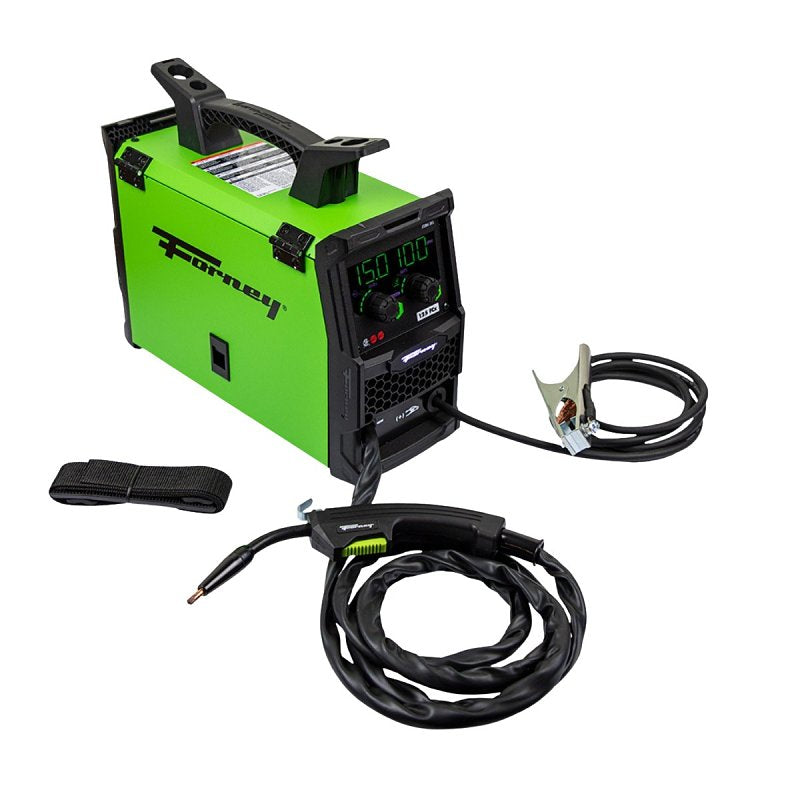 Forney 305 Flux Cored Wire MIG Welder, 120 V Input, 140 A, 24 ga to 1/4 in THK, 30 % Duty Cycle