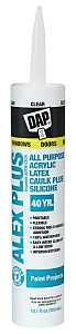 DAP 18156 Caulk, Clear, -20 to 180 deg F, 10.1 fl-oz Cartridge, Pack of 12