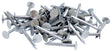 ProFIT 0132072 Hand Drive Roofing Nail, Electro-Galvanized, 1-1/4 in L, Flat Head, 11 ga, Steel