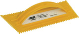 QLT 6275 Trowel, 9-1/2 in L, 4-1/4 in W, V Notch, Comfort Grip Handle