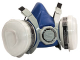 Safety Works SWX00318 Paint and Pesticide Respirator, Medium Mask, P95 Filter Class, 95 % Filter Efficiency, Black/Blue