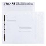 Duck Max Strength 288118 #5 Bubble Mailer, #5, White, Self-Seal