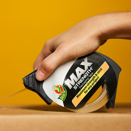 Duck MAX STRENGTH 287913 Packaging Tape, 38.2 yd L, 1.88 in W, Clear