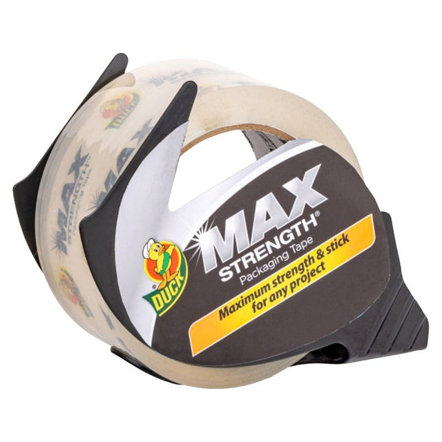 Duck MAX STRENGTH 287913 Packaging Tape, 38.2 yd L, 1.88 in W, Clear