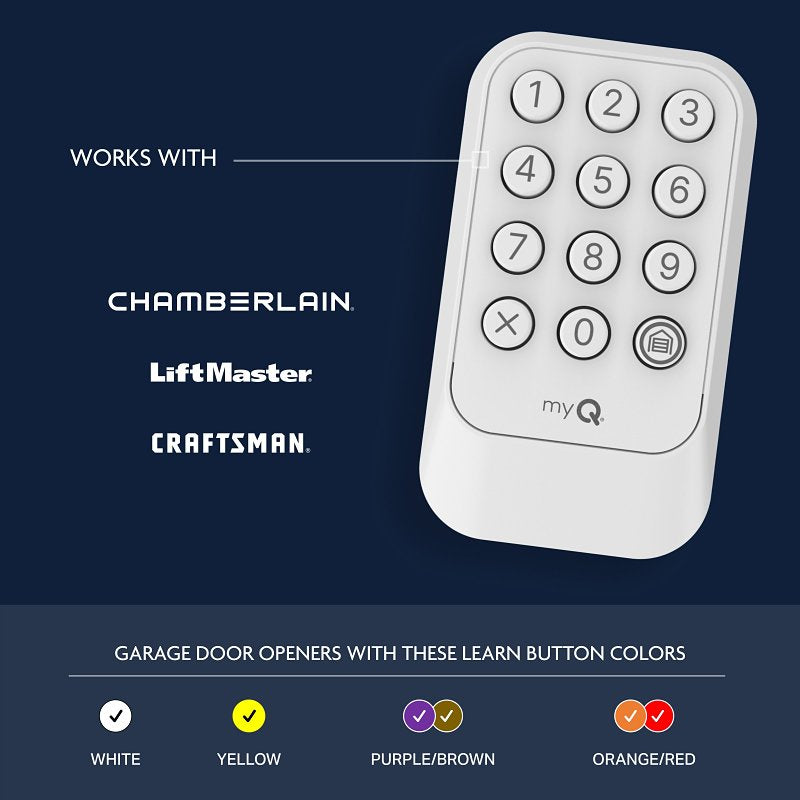 Chamberlain Wireless Garage Door Keypad - For Chamberlain & LiftMaster Openers After 1997.