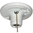 Allied Moulded LH-12P Lamp Holder, 4-9/16 in W x 2-1/8 in H Dimensions, 250 V, 660 W, White