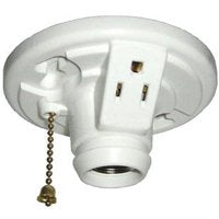 Allied Moulded LH-13P Lamp Holder, 4-9/16 in W x 2-1/8 in H Dimensions, 250 V, 660 W
