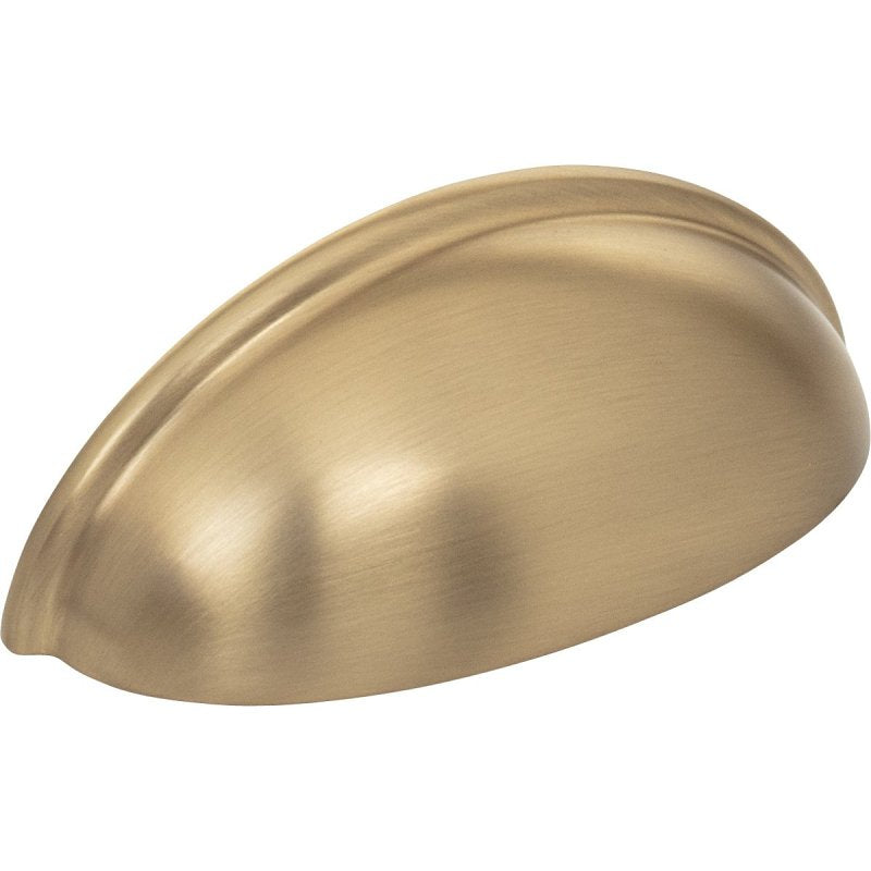 KasaWare K3833SBZ-6 Cabinet Cup Pull, 3-11/16 in L Handle, 1-5/16 in Projection, Zinc, Satin Bronze