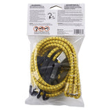 Keeper Black/Yellow Adjustable Bungee Cord 50 in. L X 0.14 in. 1 pk