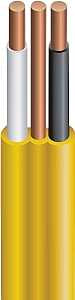 Romex 12/2NM-WGX50 Building Wire, 12 AWG Wire, 2 -Conductor, 50 ft L, Copper Conductor, PVC Insulation