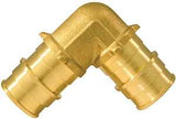 Apollo Valves ExpansionPEX Series EPXE3410PK Pipe Elbow, 3/4 in, Barb, 90 deg Angle, Brass, 200 psi Pressure