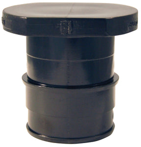 Apollo ExpansionPEX Series EPXPAP110PK Pipe Plug, 1 in, Barb, Poly Alloy, Black
