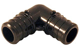 Apollo ApolloPEX Series PXPAE345PK Pipe Elbow, 3/4 in, 90 deg Angle, Plastic, 200 psi Pressure