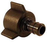 Apollo ApolloPEX Swivel Adapter Series PXPAF1212S5PK Swivel Pipe Adapter, 1/2 in, Barb x FPT, Poly Alloy